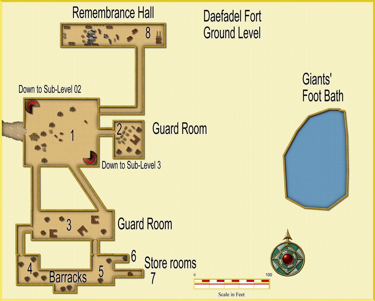 Nibirum Map: daefadel fort 1 by JimP